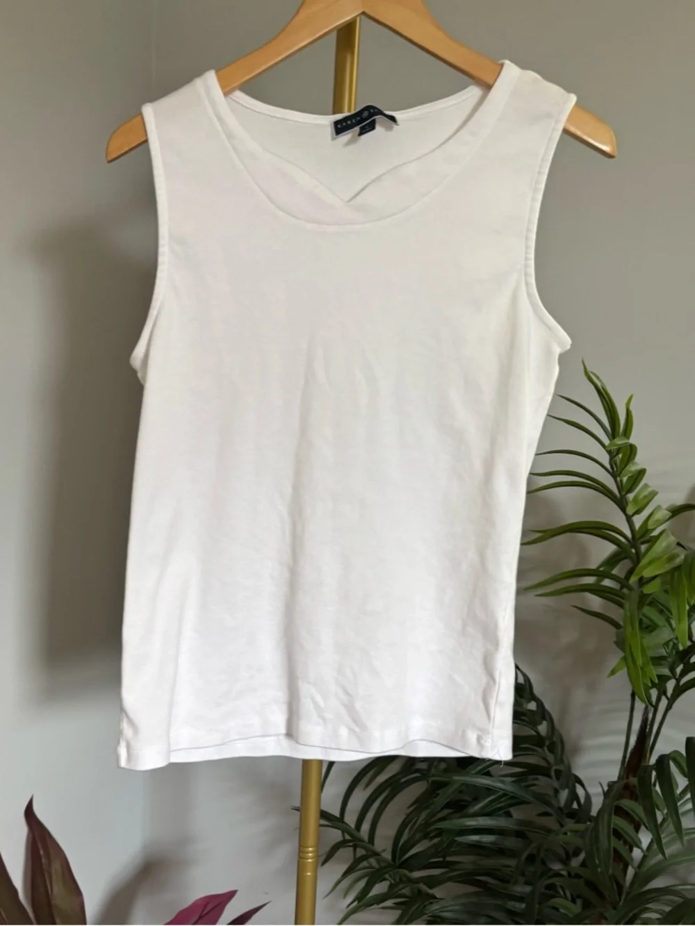Karen Scott Sleeveless Knit Tanks in Red, White & Black - Set of 3 - Picture 7 of 16